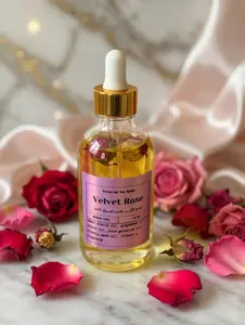 Luxury Rose Body Oil – Botanical Rose Bud Infused Skin Oil –Velvet Rose massage oil