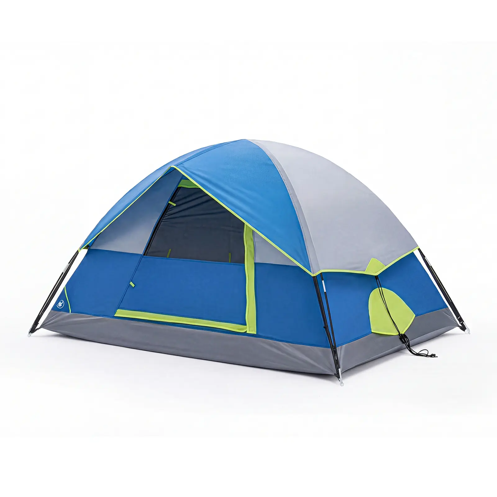2/4 Person Waterproof Dome Tent - Fast Setup in 3-5 Mins, 5.8lb Lightweight with Mesh Ventilation & Removable Rainfly for Hiking
