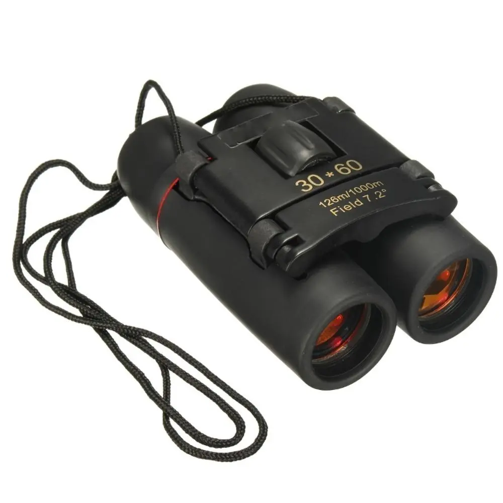 30x60 Day and Night Camping Travel Vision Spotting Scope, Optical Military Folding High Definition Binoculars Telescope, Outdoor Camping Hiking Equipment, Camping Supplies, Camping Gear