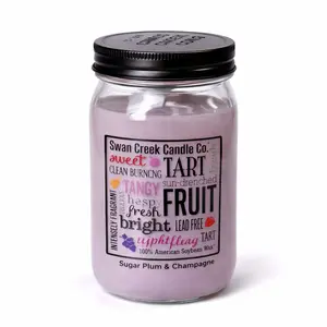 Sugar Plum & Champagne Pantry Jar Soy Candle