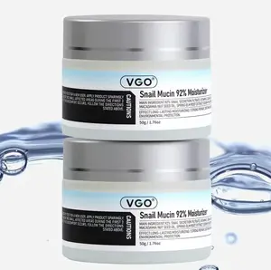 VGO 92% Snail Mucin Essence Moisturizer | Snail Filtrate Restorative Hydration | Oil-Control Moisturizer | Deep Hydrating Care | Gentle Improvement for Dry & Sensitive Skin | Daily Moisturizing B3 Repair Gel Cream, Face-Specific |