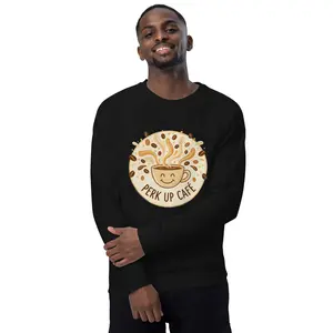 Unisex organic raglan sweatshirt