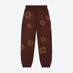 DENIM TEARS PANTS 'MONOCHROME BROWN'
