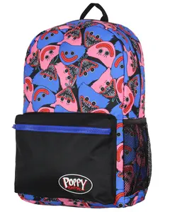 Poppy Playtime Backpack Kissy Missy And Huggy Allover Design Laptop School Travel Backpack 17"