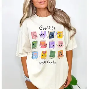 Cool Kids Read Books Shirt, School Librarian Shirt, Back To School Shirt Teacher, Reading Teacher Tee, Book Lover Gift 5HFV5