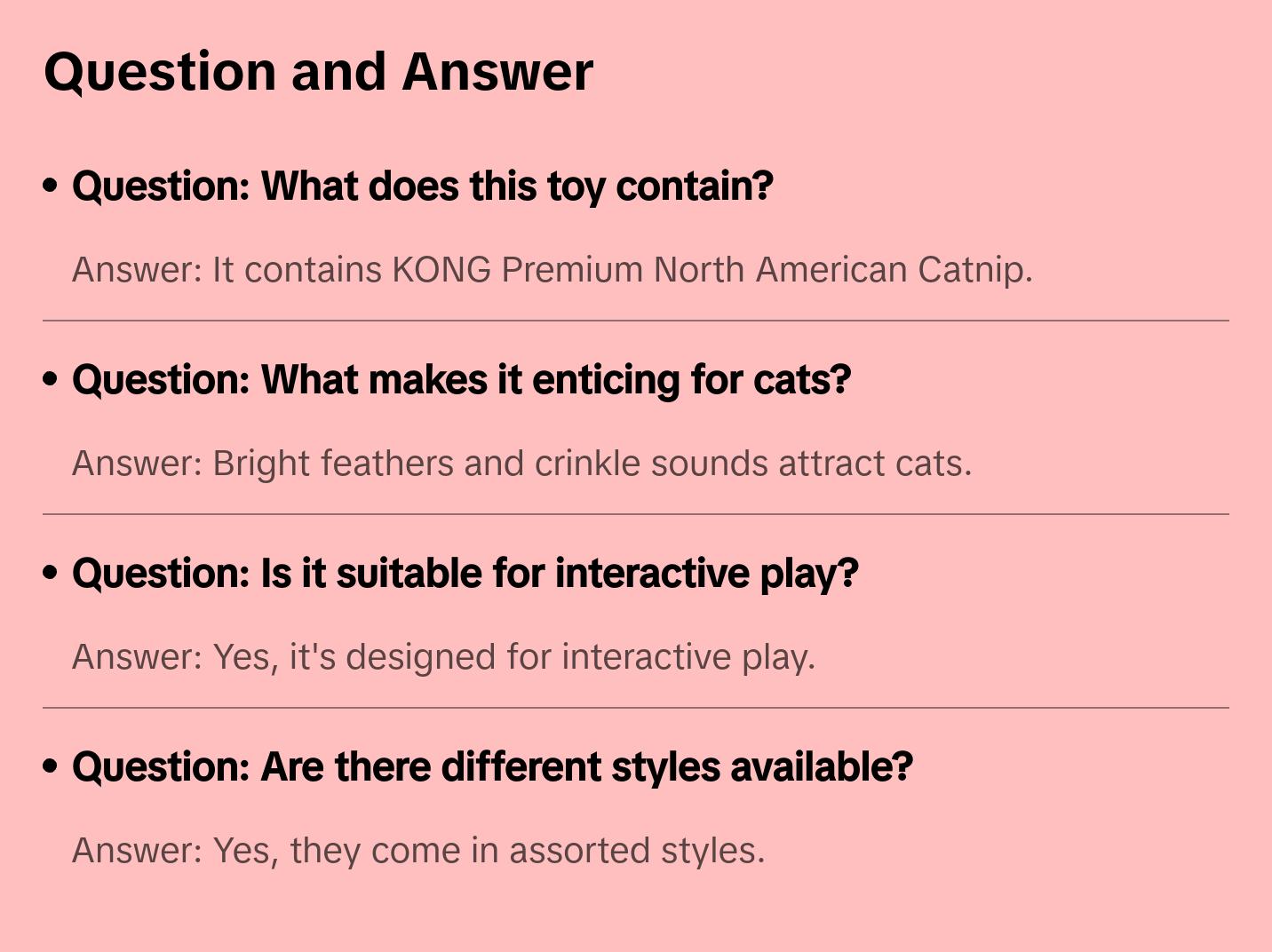 Kong® Feather Teaser Cat Toys Assorted