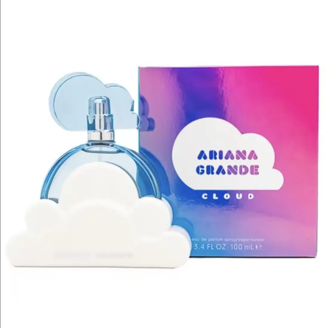 Ariana Grande Cloud Eau de Parfum 100 mL - Iconic Cloud Design, 3.4 fl oz, Perfect for Women, Fragrance with a Unique Aroma