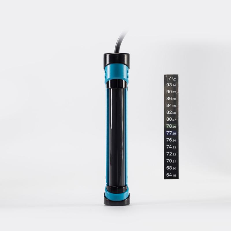 Chefoo 200W Submersible Aquarium Heater Adjustable Fish Tank Heater with Digital Display External Controller Overheat Protection & Free Thermometer for 10-30 Gallons Freshwater Saltwater Tank