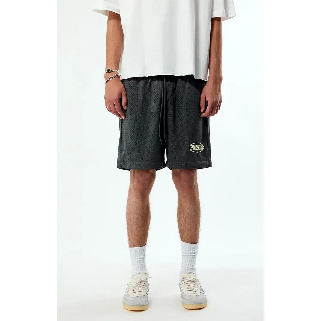Pacsun Men's Charcoal Mesh Basketball Shorts