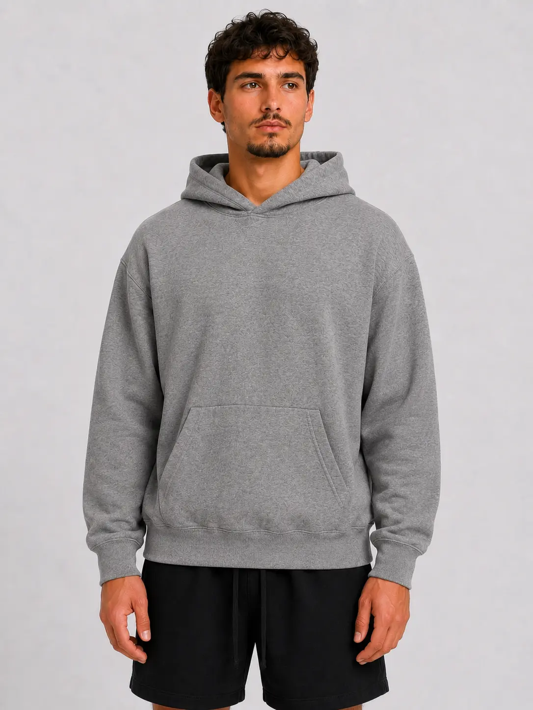 Unisex Pullover Hoodie, Heavyweight Soft Brushed Fleece Long Sleeve Relaxed Fit Casual Streetwear Loungewear Basic Top