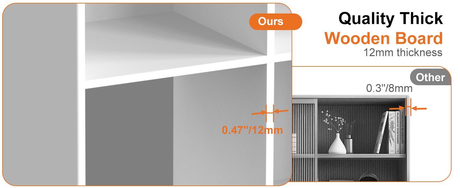 【New】9-Compartment Storage Organizer, Bookcase, Display Stand, Living Room Decoration With Removable Back Panel，Easy to assemble，For Books, decorations, toys, and other household items