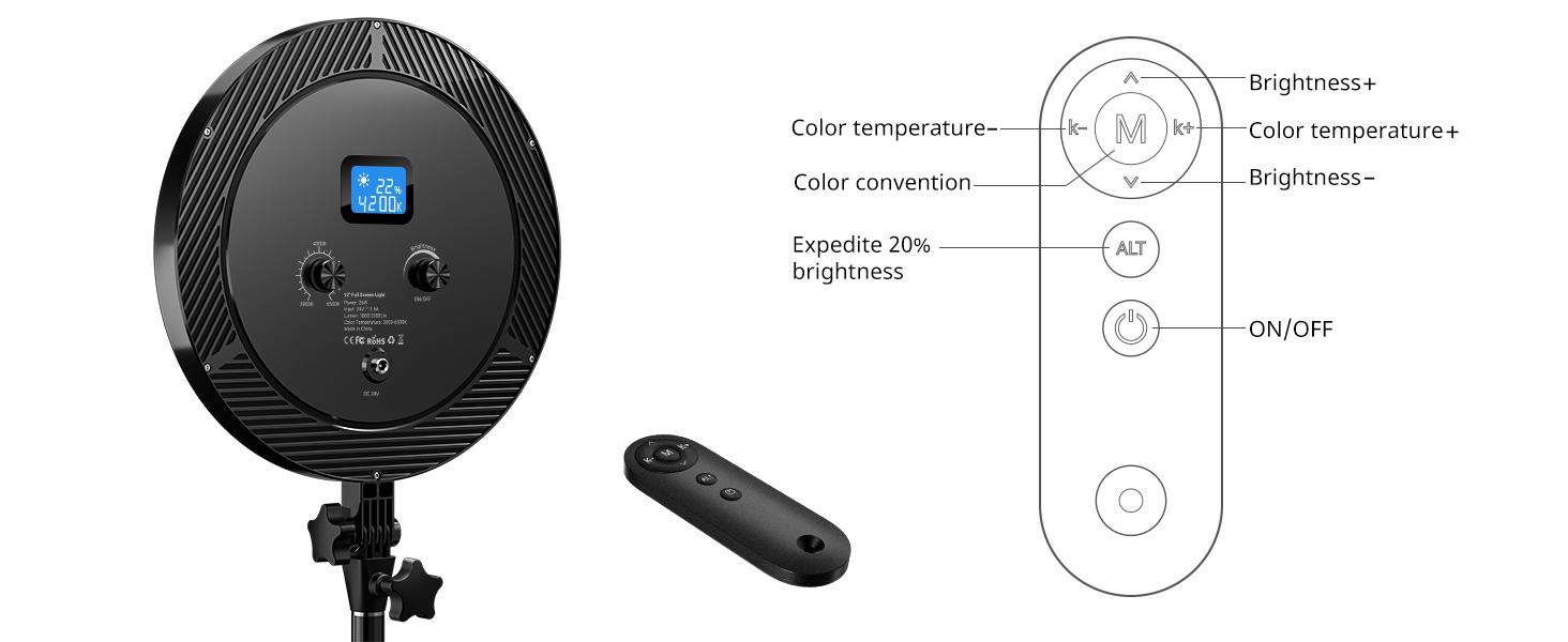 UBeesize 10" Professional Large Ring Light with 79.5" Stand, Phone Holder & Remote – 6500K Full-Screen Selfie Ring Light for Makeup, Photography, Studio, Barber,YouTube, TikTok, & Live Streaming Video