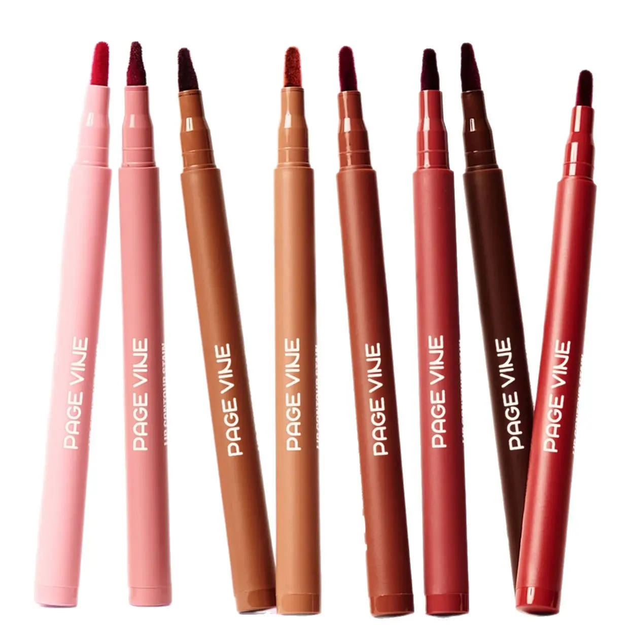 Velvet Lip Liner Pencil - Regular Edition Single Makeup Item, Long-Lasting, Waterproof, Creamy Matte Finish, Transfer-Proof, Smudge-Proof, Youth-Focused Cosmetic Ideal for Holiday Gifts