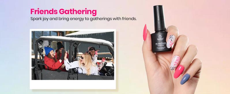 Beetles Gel Nail Polish Starter Kit with UV Light, Base Top Coat, Nail Art Stickers, Manicure Tools Gift for Women matrix Cutics Comfort  #TikTokShopBacktoSchool