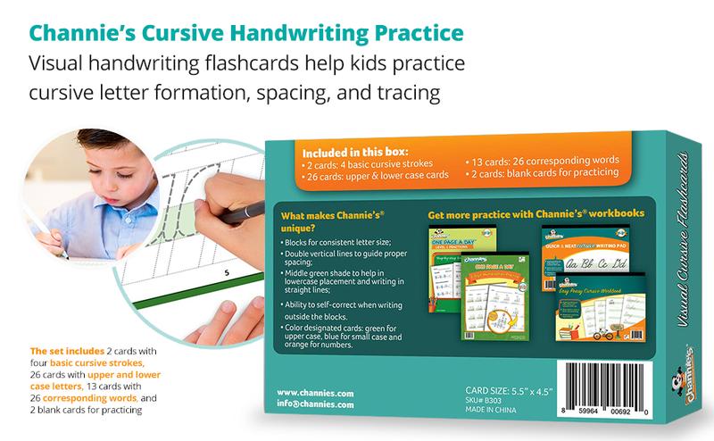 Dry-Erase Visual Cursive Flash Card Set, 43 Cards Dry-Erase Visual Cursive Flash Card Set, 43 Cards