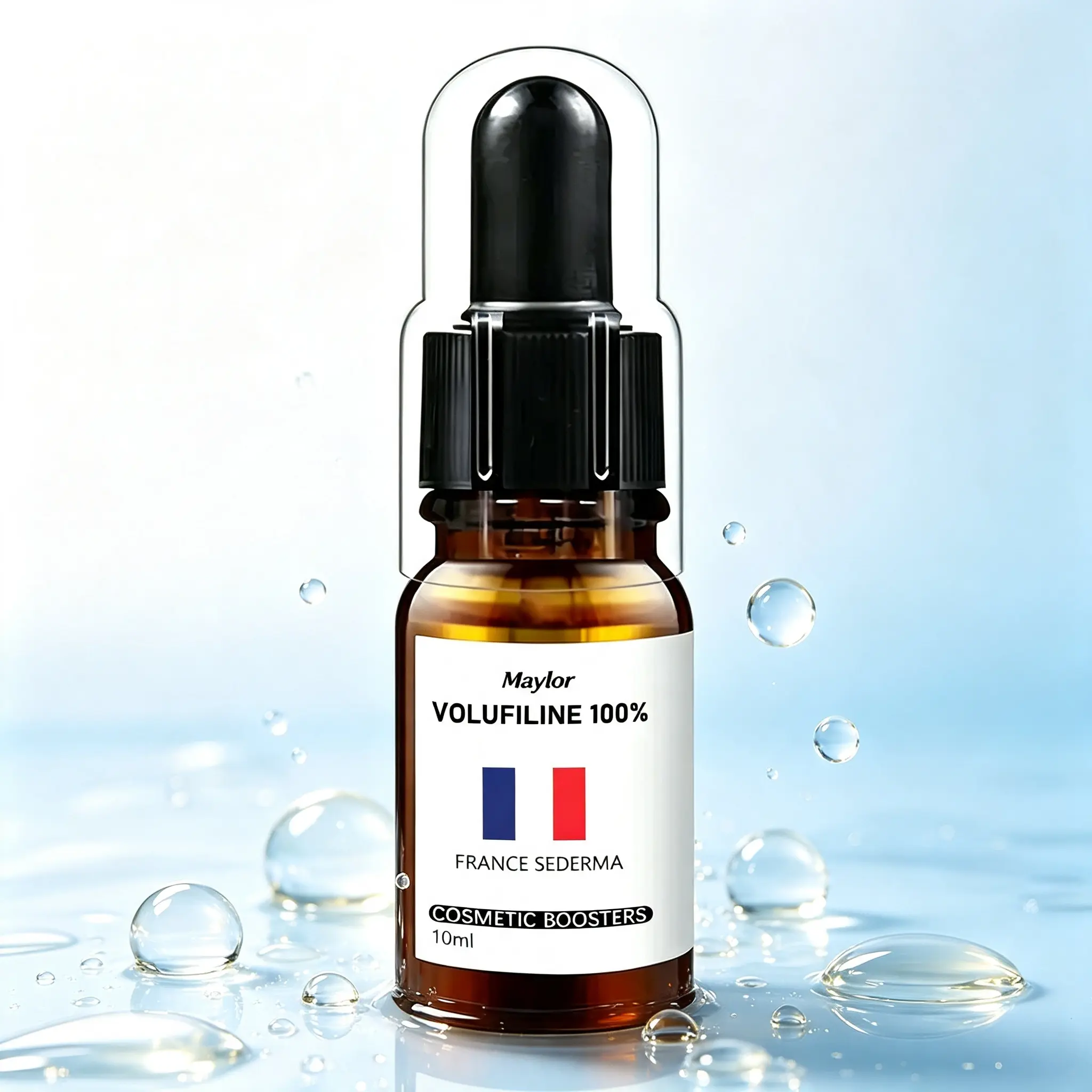 Volufiline Beauty Booster Serum (10ml) - French-Sourced Cosmetic-Grade Ingredient, Oil-Soluble Base, Daily Dry Skin-Friendly Serum for DIY Skincare Face & Body Custom Formulations