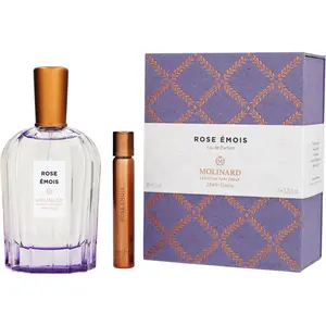 Molinard Rose Emois Set-Eau De Parfum Spray 3 Oz & Eau De Parfum Roll-On 0.25 Oz For Women