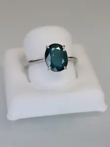 Natural Kyanite Ring | 925 Sterling Silver Gemstone Ring | Elegant Blue Stone Jewelry