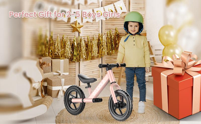 【Clearance Sale】Toddler Balance Bike 2 Year Old - No Pedal Bike for Kids 24 Months to 5 Years Old, Tool-Free with Adjustable Seat, Gift Bike for 2-5 Boys Girls, Green
