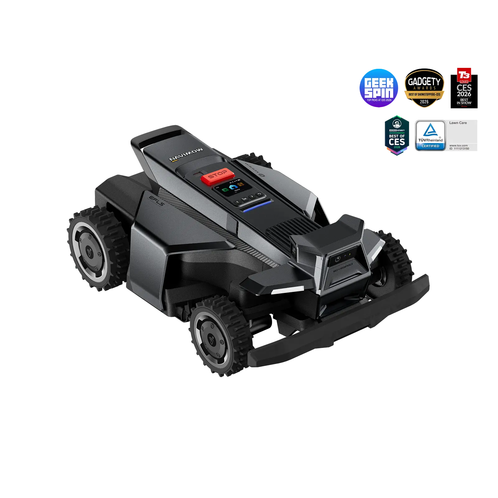 Segway Navimow X4 Series Automated Robotic Lawn Mower - Battery Operated Lawn Mower, Cordless Freedom, 4WD Climbs Tight, Strong 4WD Traction, 0-Turn Design, ORV-Tuned, 2×180W Motors for 84% Slopes, Lithium-Ion Batteries, Adjustable Cutting Height homeesse