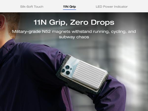 【Exclusive TikTok Gift】ECOFLOW RAPID Mag Power Bank (5k&10mAh, Magnetic Charging), Wireless Portable Charger, 20W Charging /USB-C, 20W Recharging, Compatible for iPhone 17/16/15/14/13/12 Series, AirPods /Wireless Charging Case Rechargeable Battery Pack