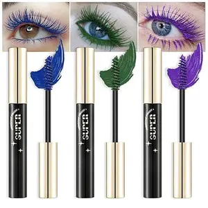 Blue Purple Green Colored Mascara for Eyelashes,Volumizing,Lifting & Lengthening Long Lasting Waterproof for Dramatic Lashes,Mascara for Older Women,& Cruelty Free Eye Makeup