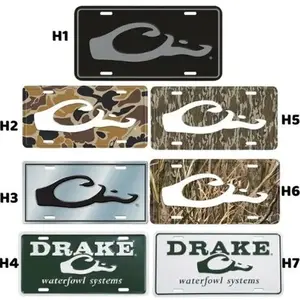 Drake Waterfowl Camo License Plate, Farm Life, Hunting Life, Collection License Plate