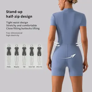 【EcoAthleis】2026 New Women's Long Sleeve Flare Sports Jumpsuit - Zipper Design, Wide Leg, Sexy Yoga Onesie & Gym Activewear | For Gym, Pilates, Casual & Street Wear | With Tennis Skirt Shorts & Button Collar Zip Cardigan，Valentine's Day