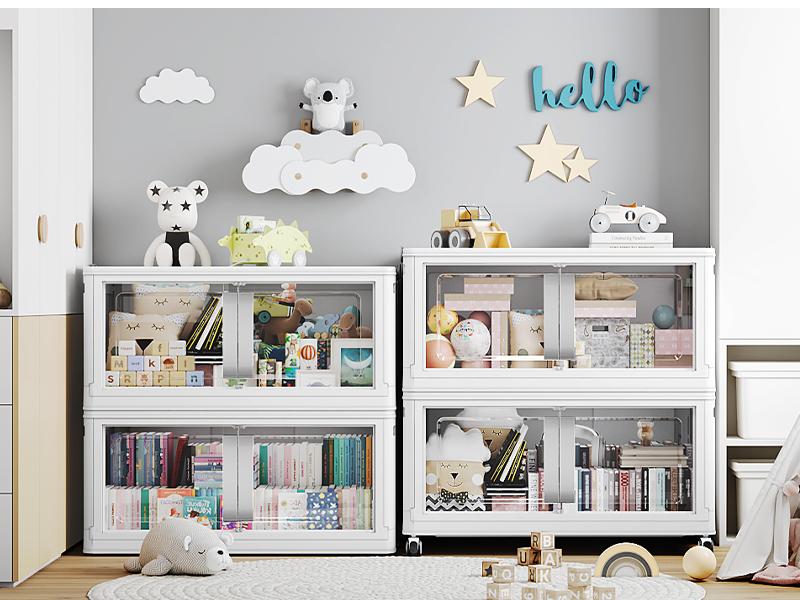 BROVIEW 160Qt/480Qt/640Qt/800Qt Extra Large Stackable Storage Bins with Lid, Each 40gal Heavy-Duty Plastic Storage Box with Wheels, Collapsible Wheeled Closet Organizer High-Quality Plastic Cabinet Containers for Home Organization V70