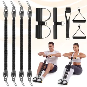 Pedal Resistance Bands with Handles AddWin L10 Multifunctional  Full-Body Workout Kit for Home Fitness, Portable Exercise Bands with Handles & Ankle Straps
