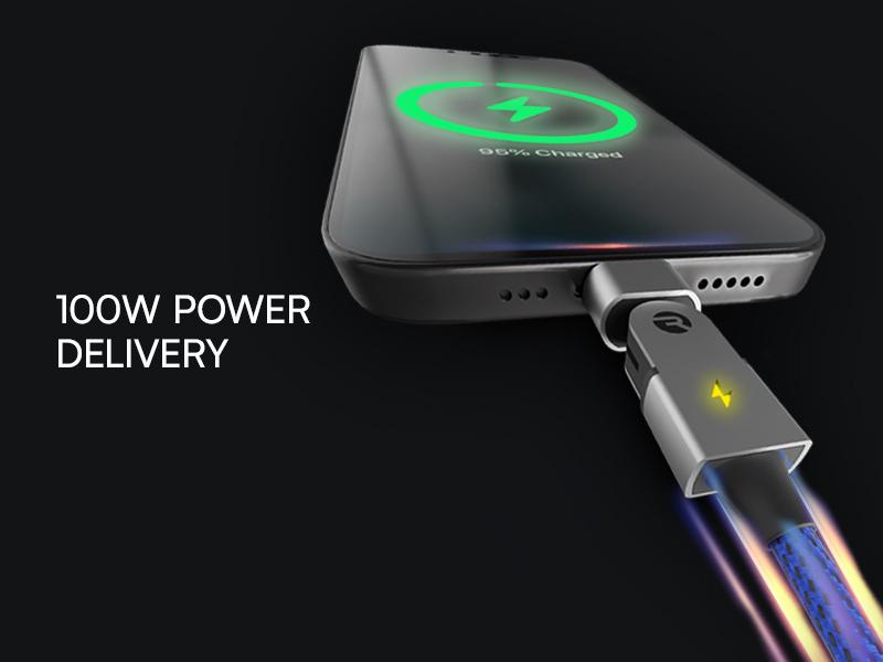 Magic Spin Cable - Fast Charging Cable for Mobile Phones and Electronics