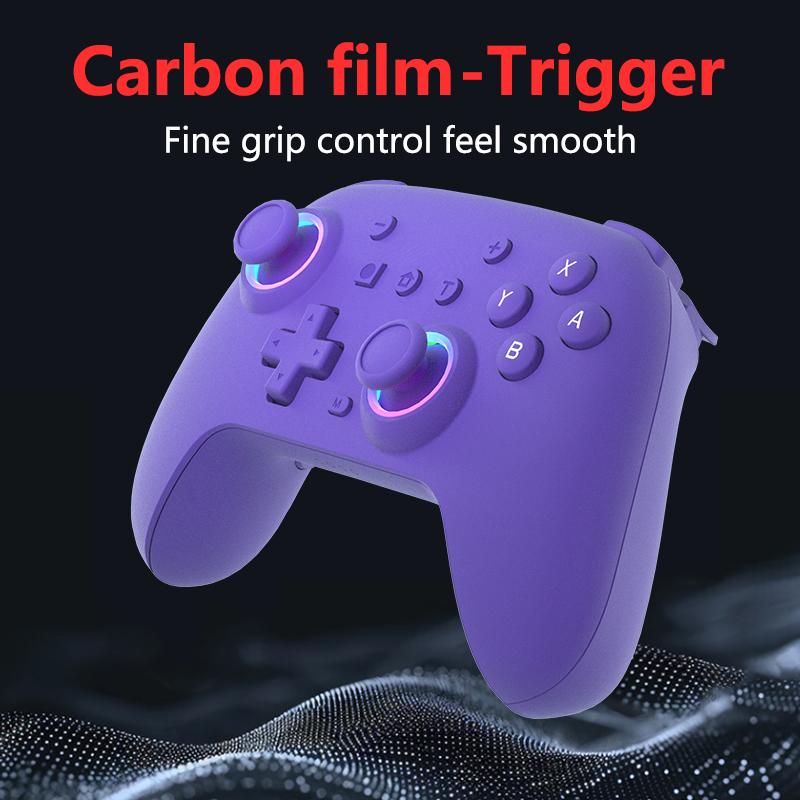 YUYIU Wind Chaser 1 Multi-Platform Wireless Controller for Switch PC Steam with Hall Effect Joystick Dual Vibration Macro Back Buttons 1000Hz Polling 6-Axis Gyro & Turbo