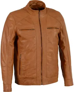Milwaukee Leather Men's Sheepskin Moto Jacket 4X - Sfm1860-Black-4X