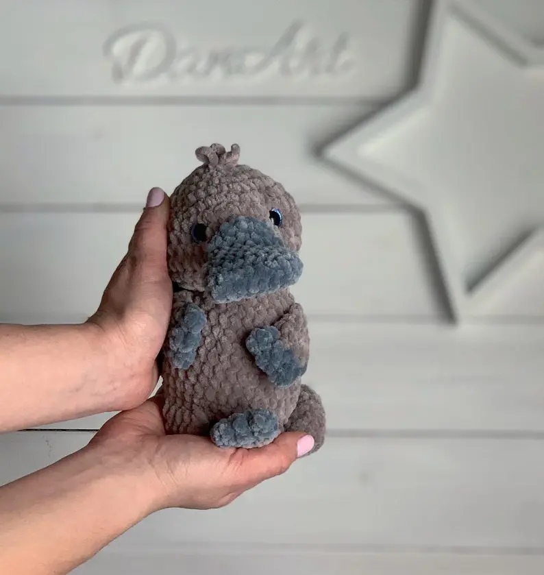 Baby platypus crochet - Amigurumi Platypus Crochet- Crochet animals
