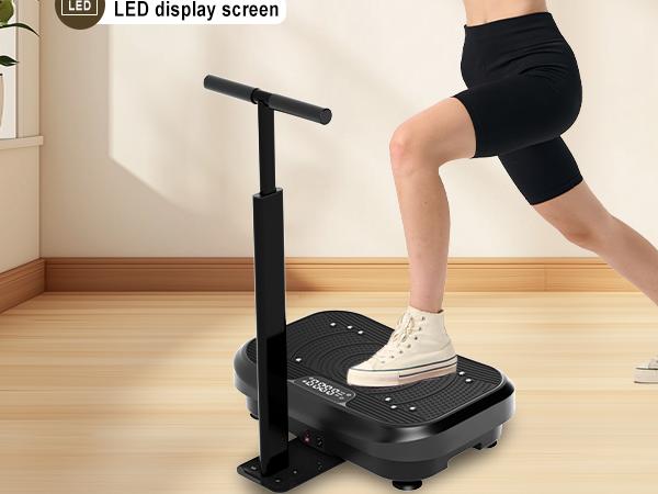 HOTWAVE Curved Vibration Plate with Armrests, Lymphatic Drainage Machine, Home Fitness Equipment, Full Body Exercise Vibration Plate for Home Fitness and Health HOTWAVE Curved Vibration Plate with Armrests, Lymphatic Drainage Machine, Home Fitness Equipment, Full Body Exercise Vibration Plate for Home Fitness and Health
