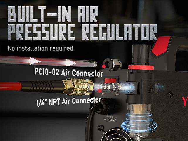 YESWELDER CUT-55DS-PLUS 110/220V Air Plasma Cutter 55Amp | High-Frequency Start & Non-Touch Pilot Arc | 2-in-1 Multifunctional Metal Cutting Machine with Plate/Grid Cutting