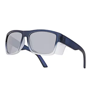 Z87  Polarized Safety Glasses UV400 Wraparound – ANSI Certified Protective Eyewear with Detachable Side Shields for Work, Shooting, and Outdoor Use