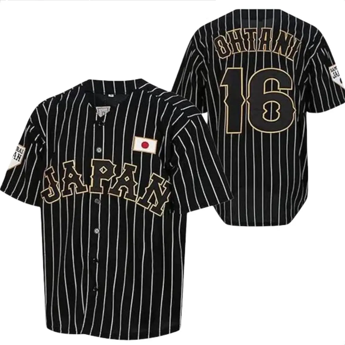 Men's #16 Japan Hip Hop Short baseball jersey Fan Edition, men's sport & outdoor clothing for training competition, Jersey swap comfortable Sportswear Top tiktokshopbacktoschool,back to school,back to school haul