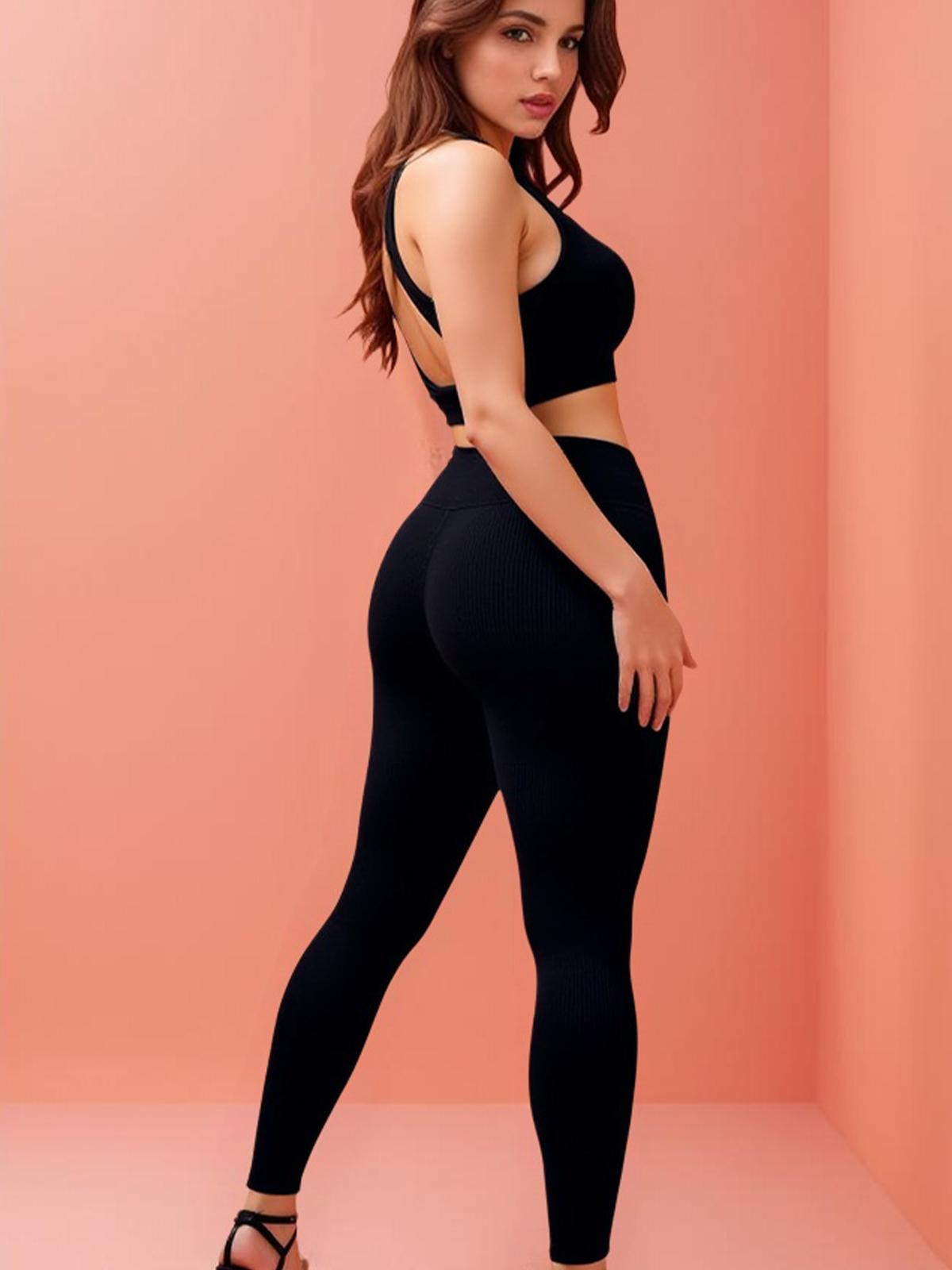 SUOVADUN ZDNS2 Women's High-Waist Seamless Yoga Leggings Thick Tummy Control Workout Pants for Gym & Running Minimalist Basic Bottoms   yoga pants for women Zdns2-White Womenswear Fitness Tights Comfy Breathable Hip Lifting Stretchy