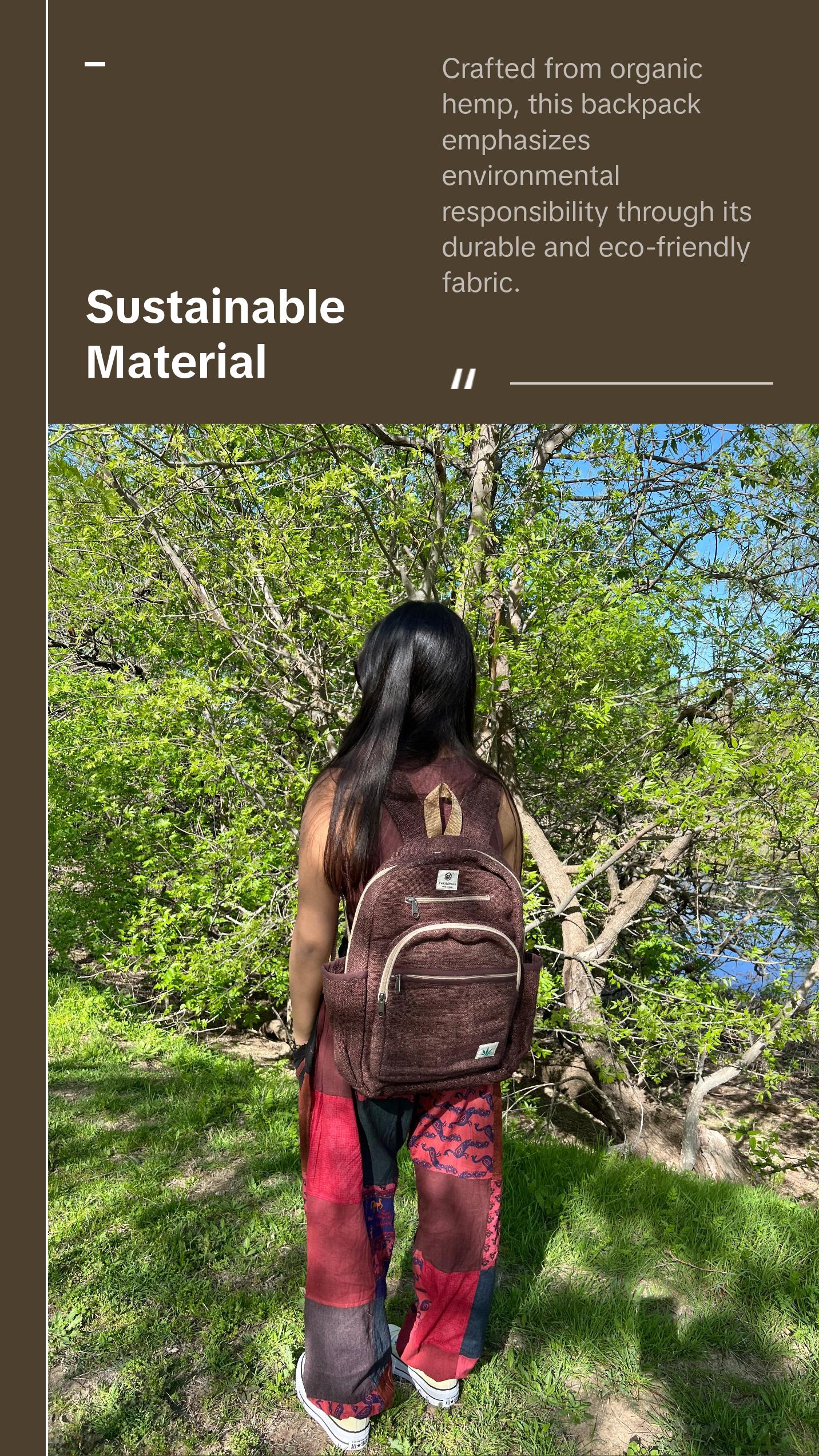 Kailash Himalayan Hemp Backpack