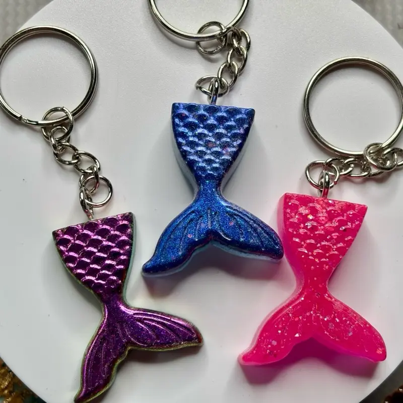 Mermaid Tail Keychain - Perfect Accessory for Princess Lovers and Fashion Enthusiasts