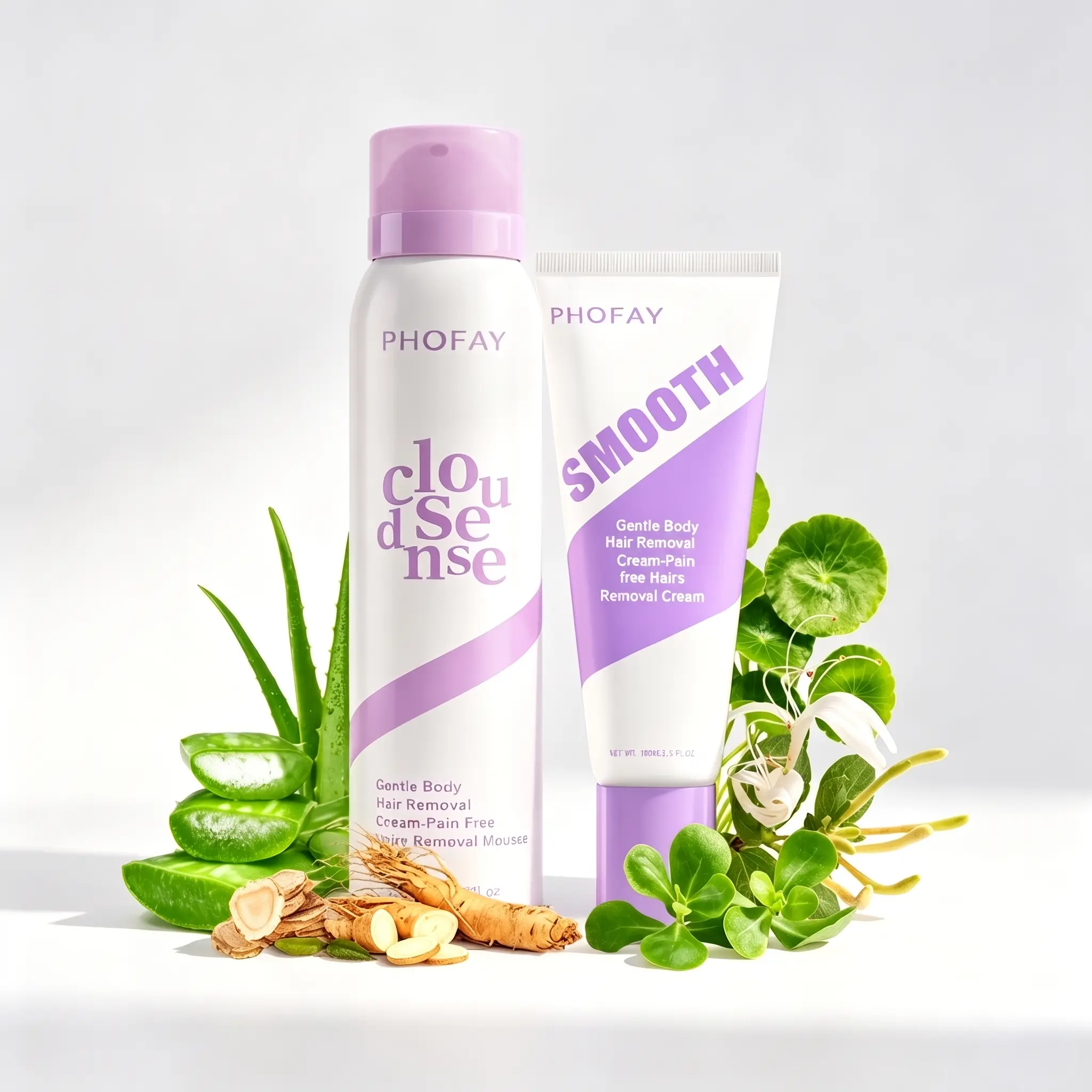 PHOFAY Pain-Free Bikini Area Hair Removal Cream | Gentle Formula for Sensitive Skin, Soothing Aloe Vera with a Citrus Scent, 7 Days of Smoothness, Includes a Spatula, Unisex,backtoschool