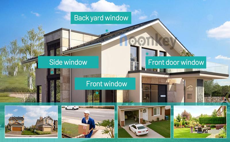 4K HD Wireless Window Camera, 5GHz&2.4GHz WiFi Indoor Cameras for Home Security Al Color Night Vision,Person,Pet,Vehicle & Motion Detection,24/7 Recording,Easy & Quick Install