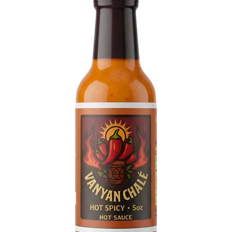 Vanyan Chale Hot Sauce - 5oz Hot Spicy youne 1 Flavor - Perfect for Tacos, Burritos, and More - 5 oz Bottle