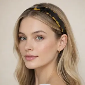 Fashion Accessories Luxury Acetate Headband | Lightweight, No Pull, All-Day Comfort