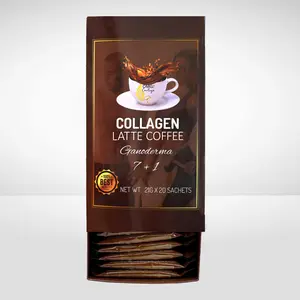 Collagen 7+1 Latte Coffee with Ganoderma  (20 Sachets)