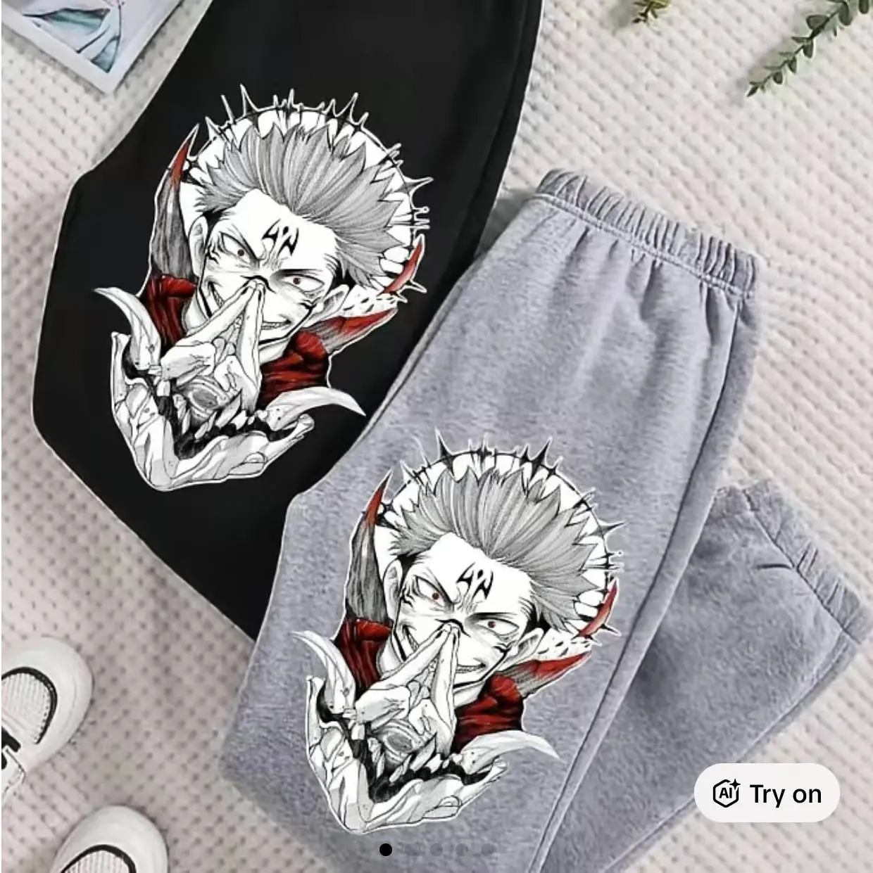 #RyomenSukuna Sweatpants, JJK Anime Sweatpants- Inspired Heavy Blend Graphic Pants Comfortable & Stylish