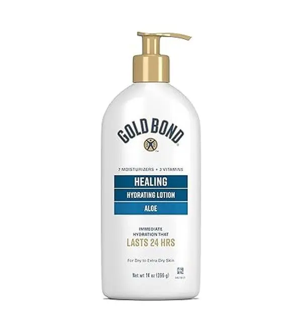 Gold Bond Healing Hydrating Lotion, 14 oz., With Aloe, 24HR Hydration
