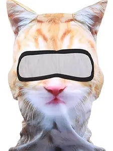 3D Cat Ski Mask Balaclava with Ears - Unisex Cat Shiesty Face Cover for Skiing, Music Festivals, Cycling, Halloween Parties