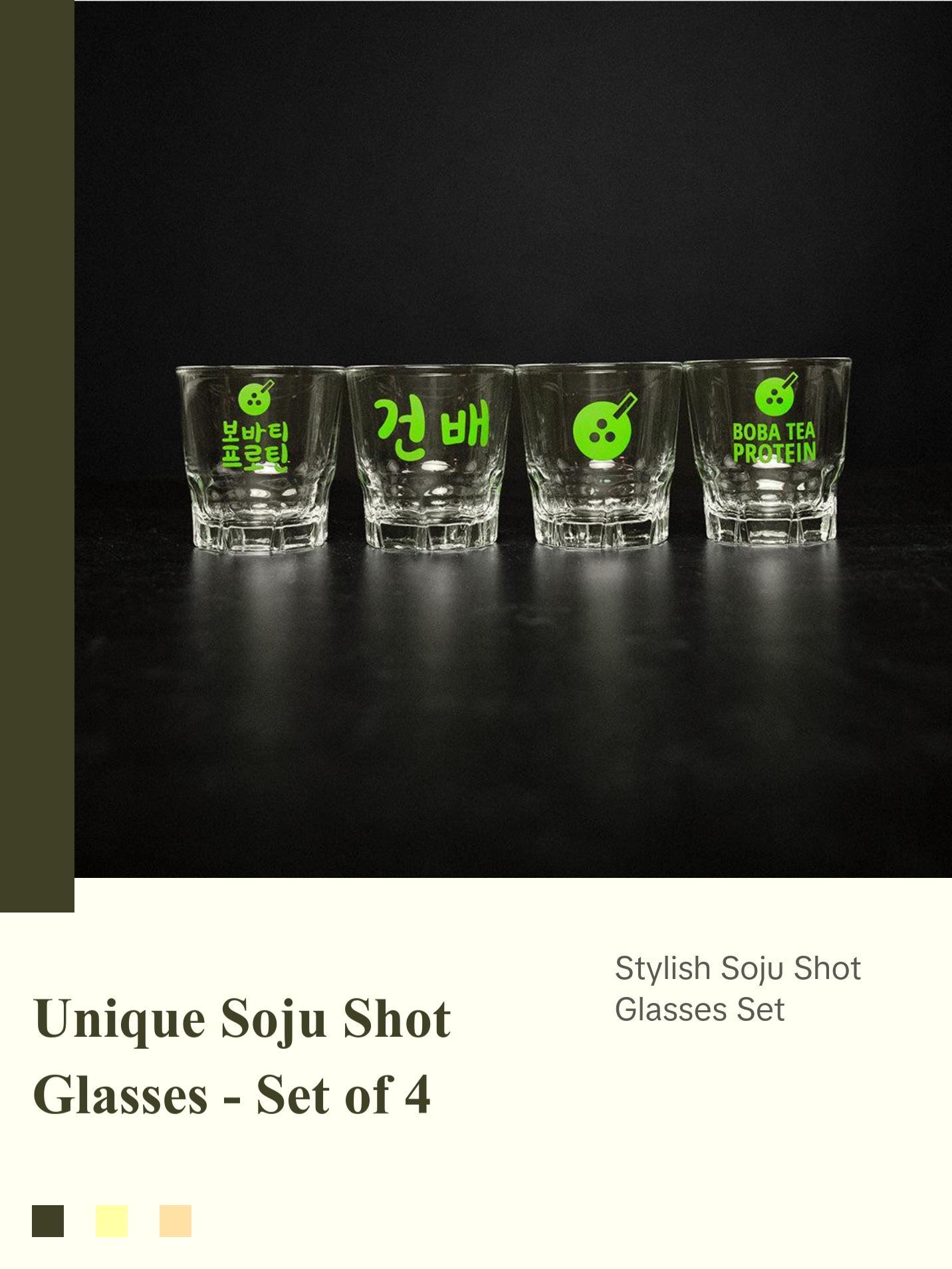 Soju Shot Cups - Glass